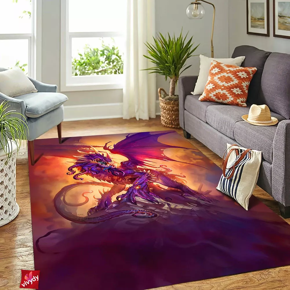 Nightmare Dragon Rectangle Rug