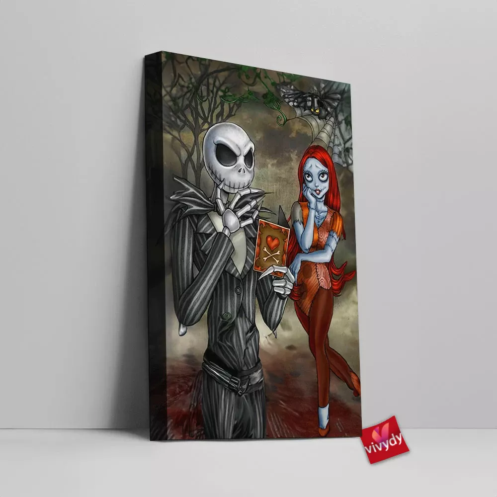 Nightmare Before Christmas Canvas Wall Art