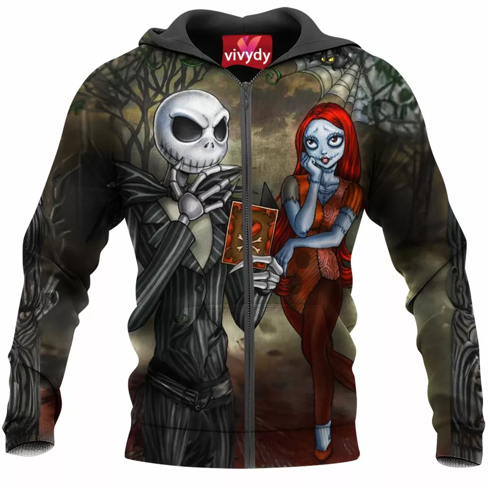 Nightmare Before Christmas Zip Hoodie