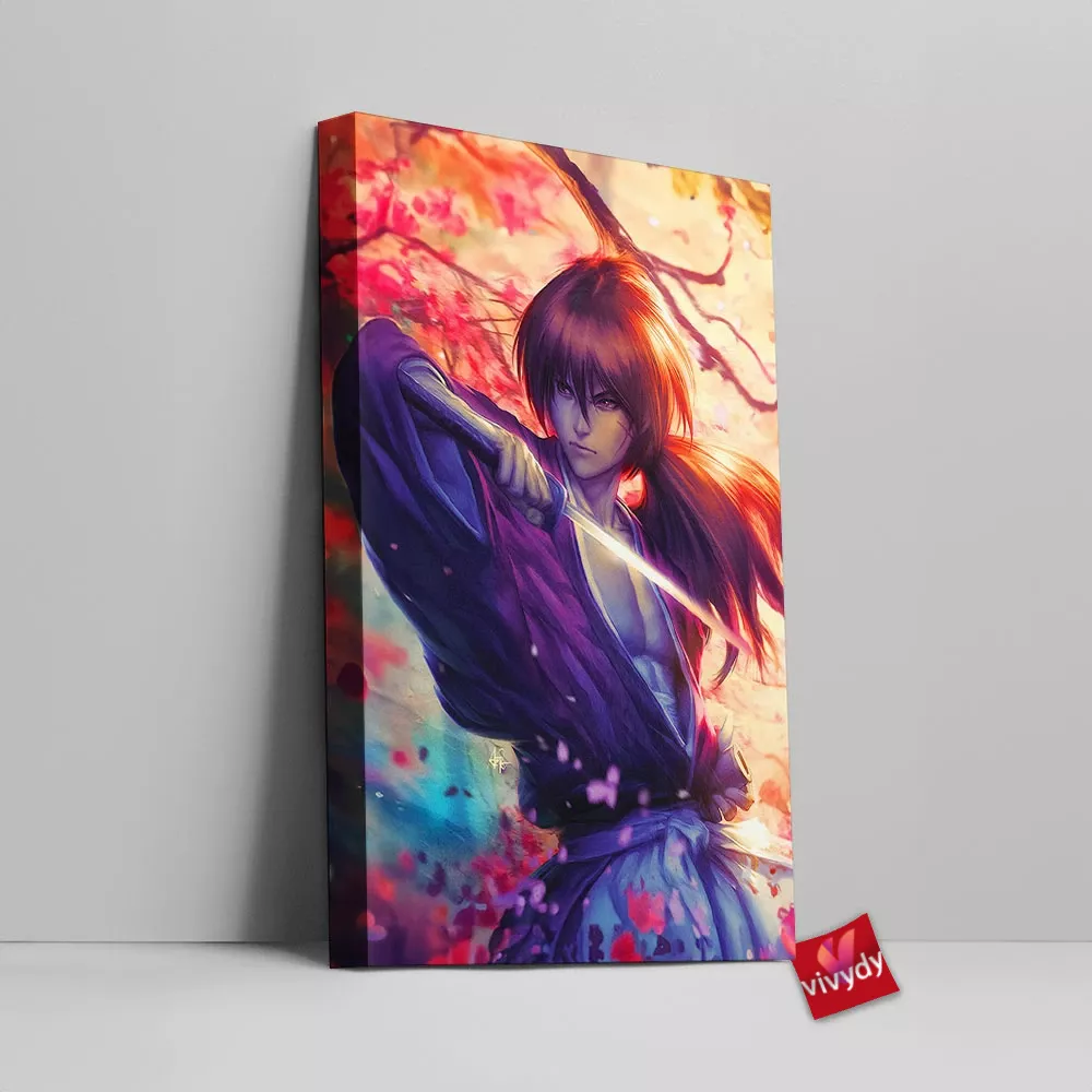 Himura Kenshin Canvas Wall Art