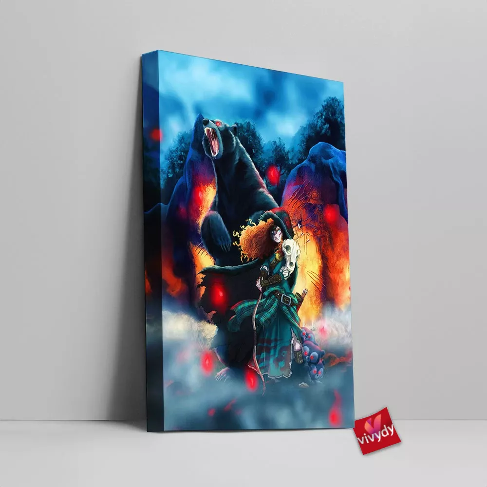 Twisted Princess Merida Canvas Wall Art