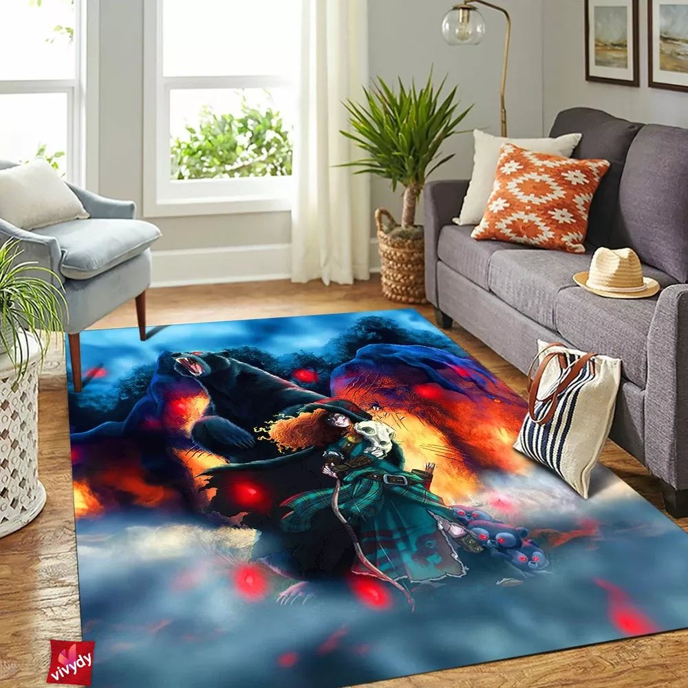 Twisted Princess Merida Rectangle Rug