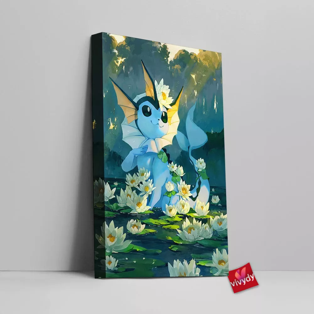 Vaporeon Canvas Wall Art