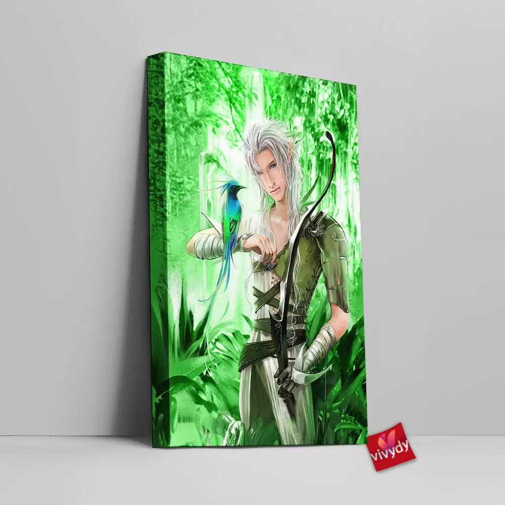 Envoy In The Forest Canvas Wall Art