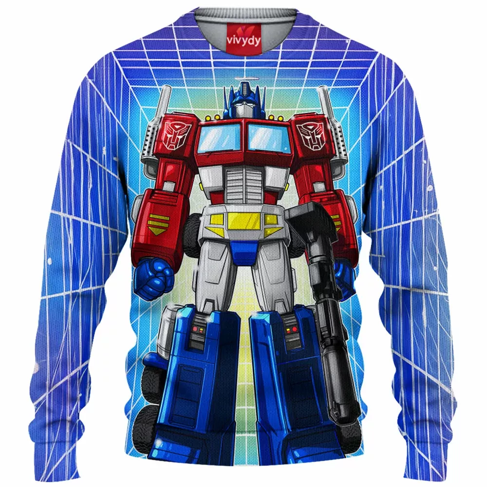 Optimus Prime Knitted Sweater