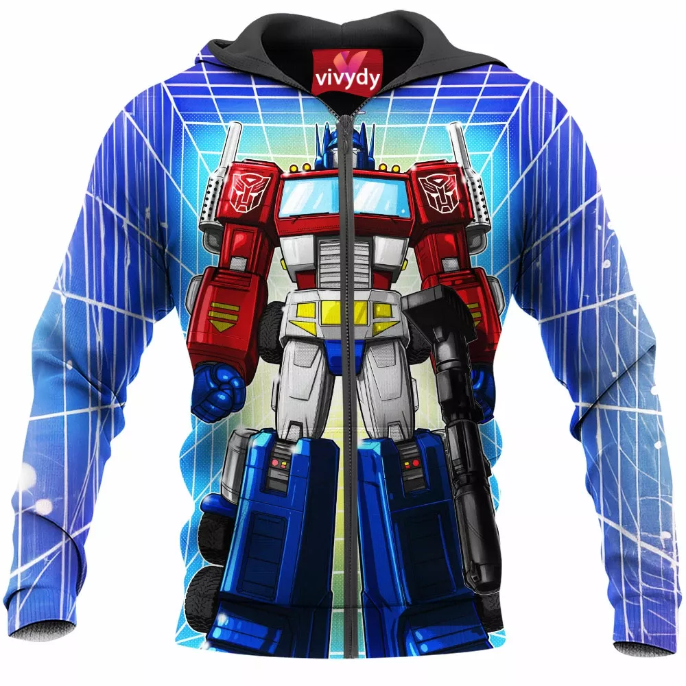 Optimus Prime Zip Hoodie