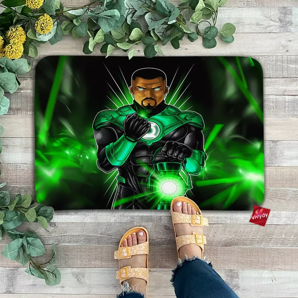 John Stewart Green Lantern Doormat