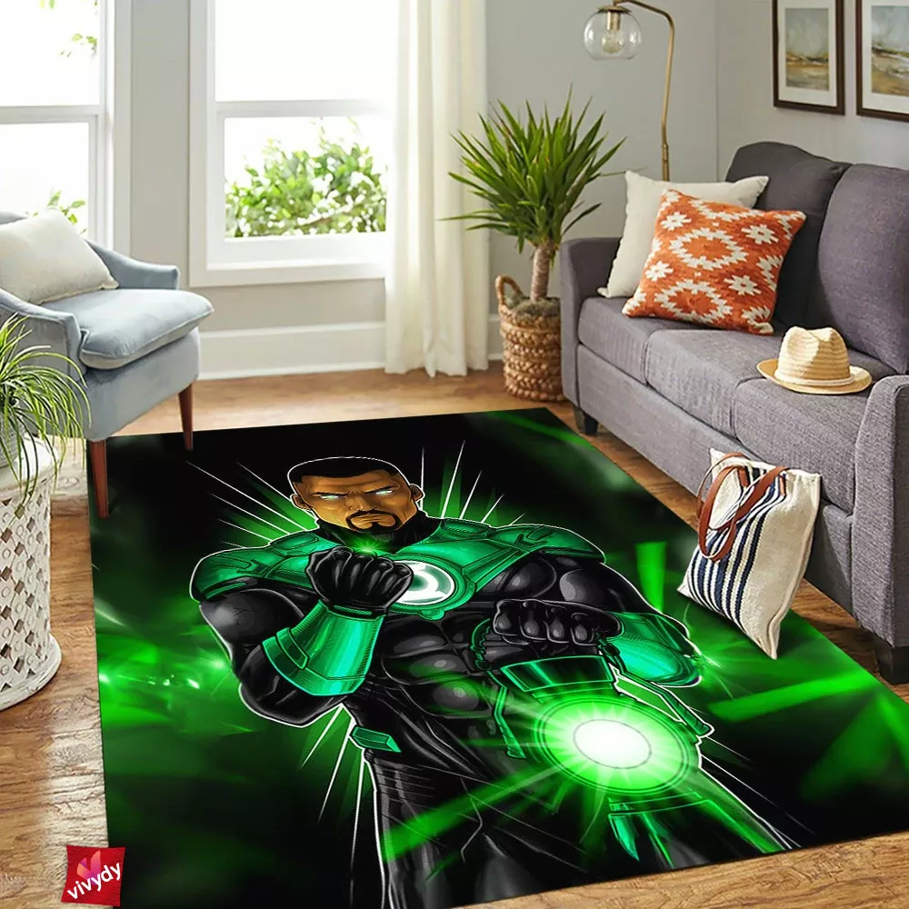 John Stewart Green Lantern Rectangle Rug