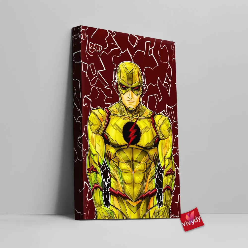 Reverse Flash Canvas Wall Art