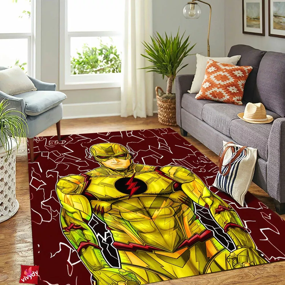 Reverse Flash Rectangle Rug