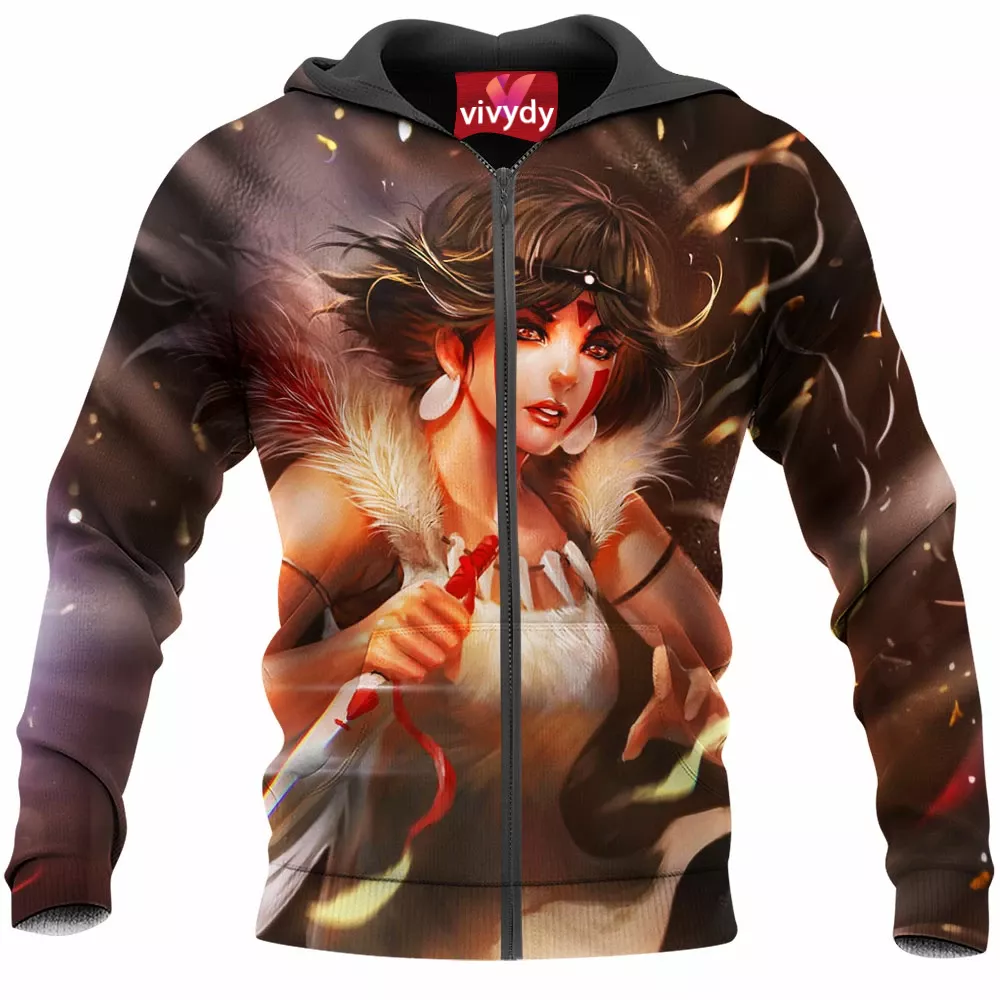 Princess Mononoke Zip Hoodie