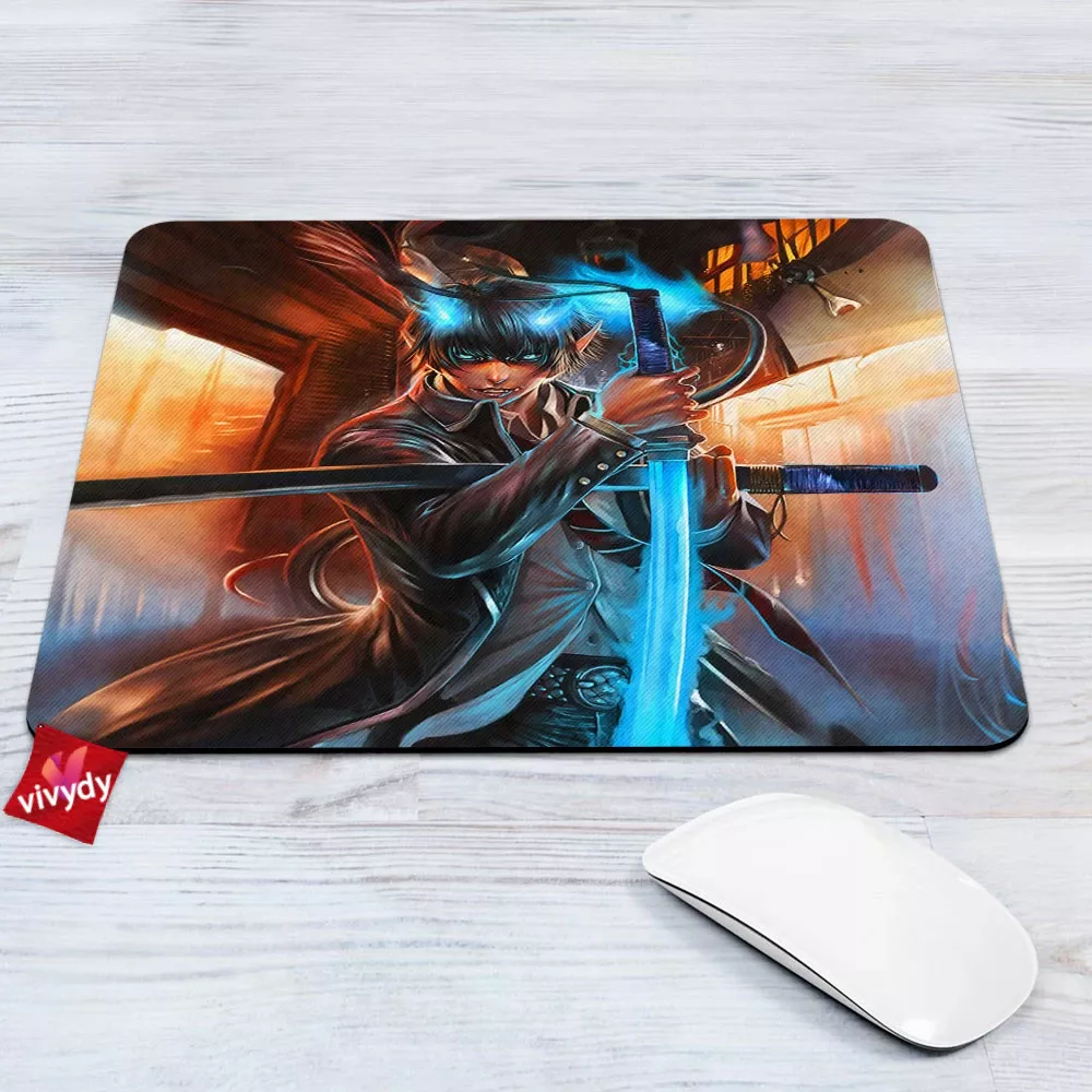 Rin Blue Exorcist Mouse Pad