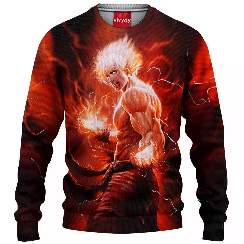 Super Saiyan Son Goku Knitted Sweater