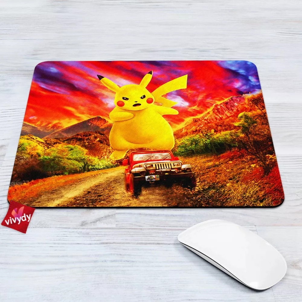 Pikachu Jurassic Mouse Pad