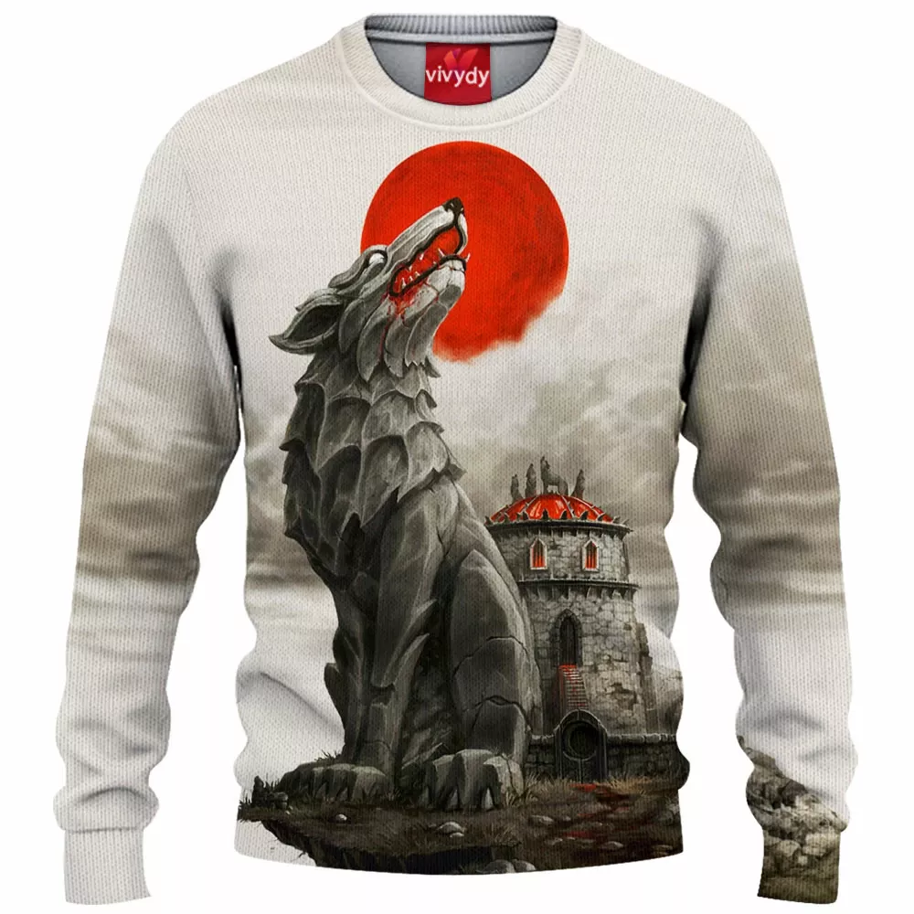 Wolf Knitted Sweater