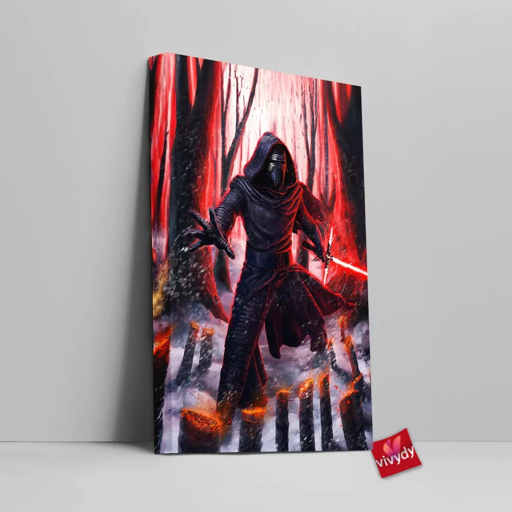 Kylo Ren Canvas Wall Art