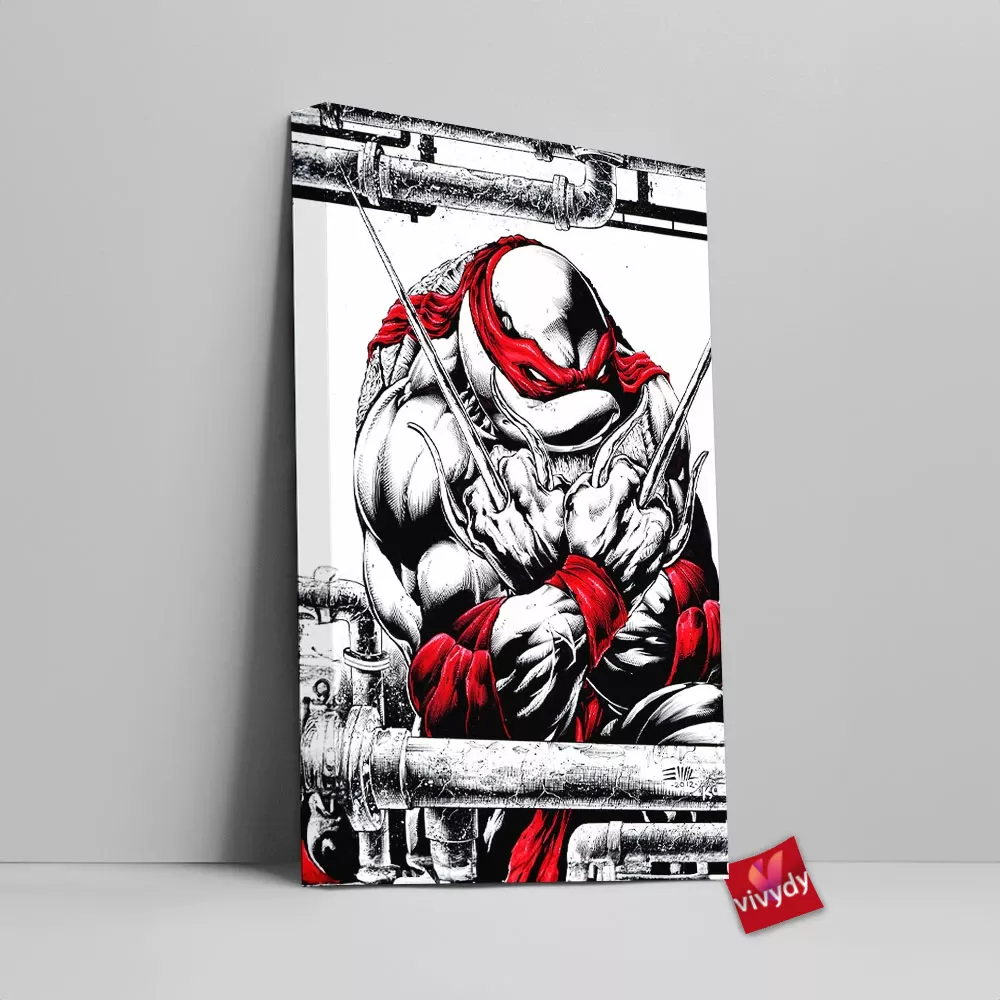 Raphael Tmnt Canvas Wall Art