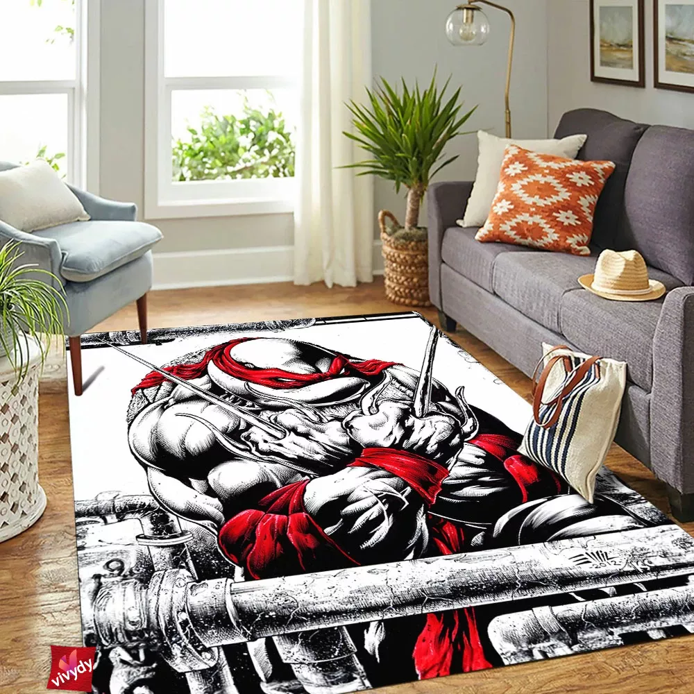 Raphael Tmnt Rectangle Rug