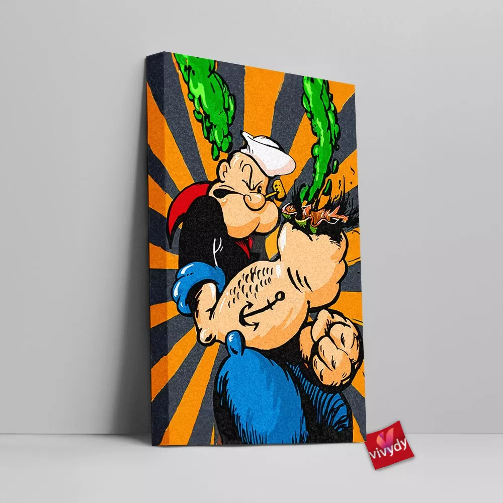 Popeye Canvas Wall Art