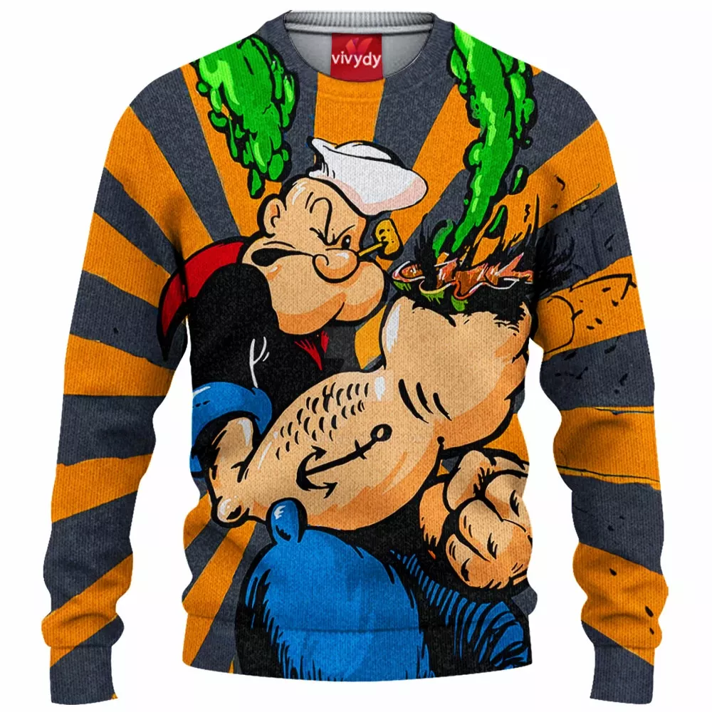 Popeye Knitted Sweater