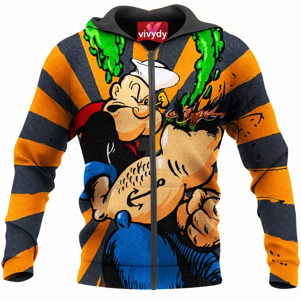 Popeye Zip Hoodie