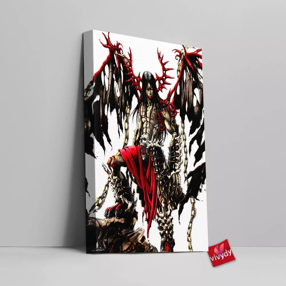 Demon Soldier Canvas Wall Art