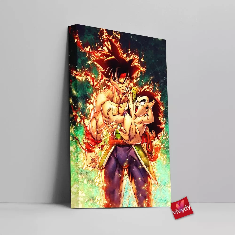 Bardock And Raditz Canvas Wall Art