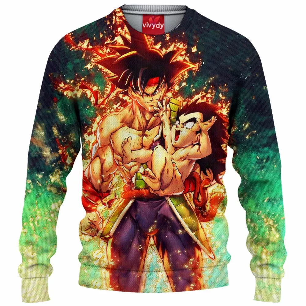 Bardock And Raditz Knitted Sweater