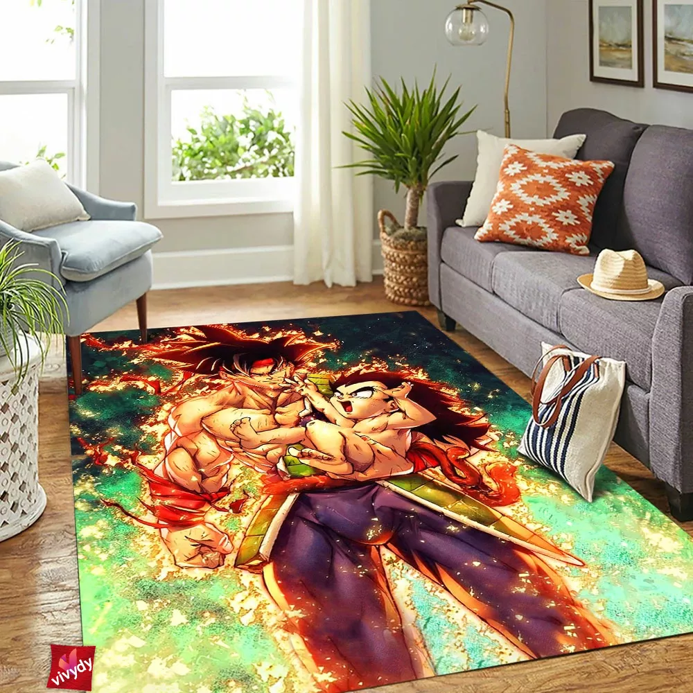 Bardock And Raditz Rectangle Rug