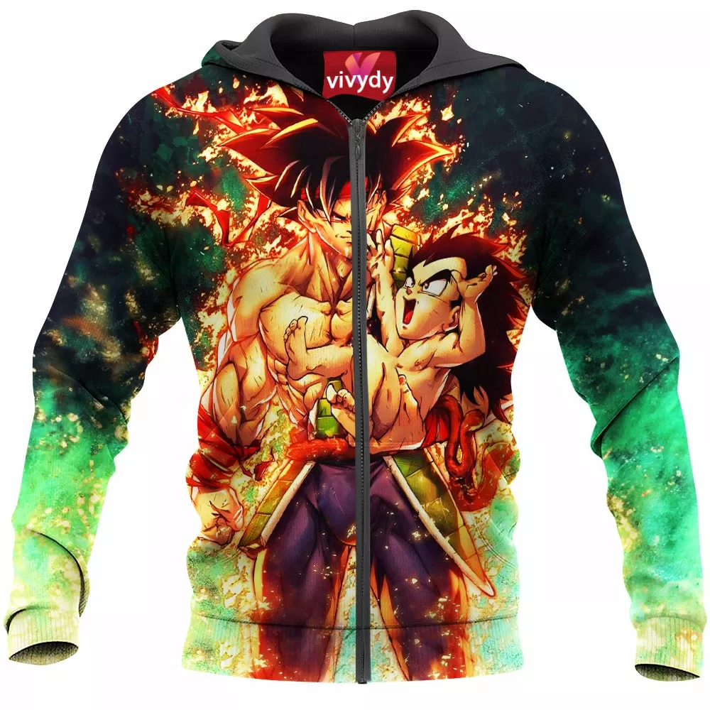 Bardock And Raditz Zip Hoodie