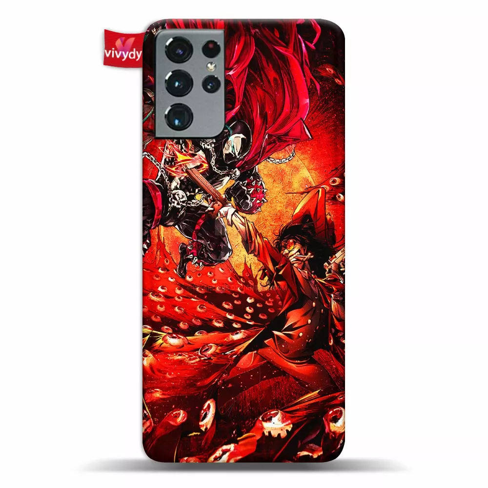 Spawn Vs Alucard Hellsing Phone Case Samsung