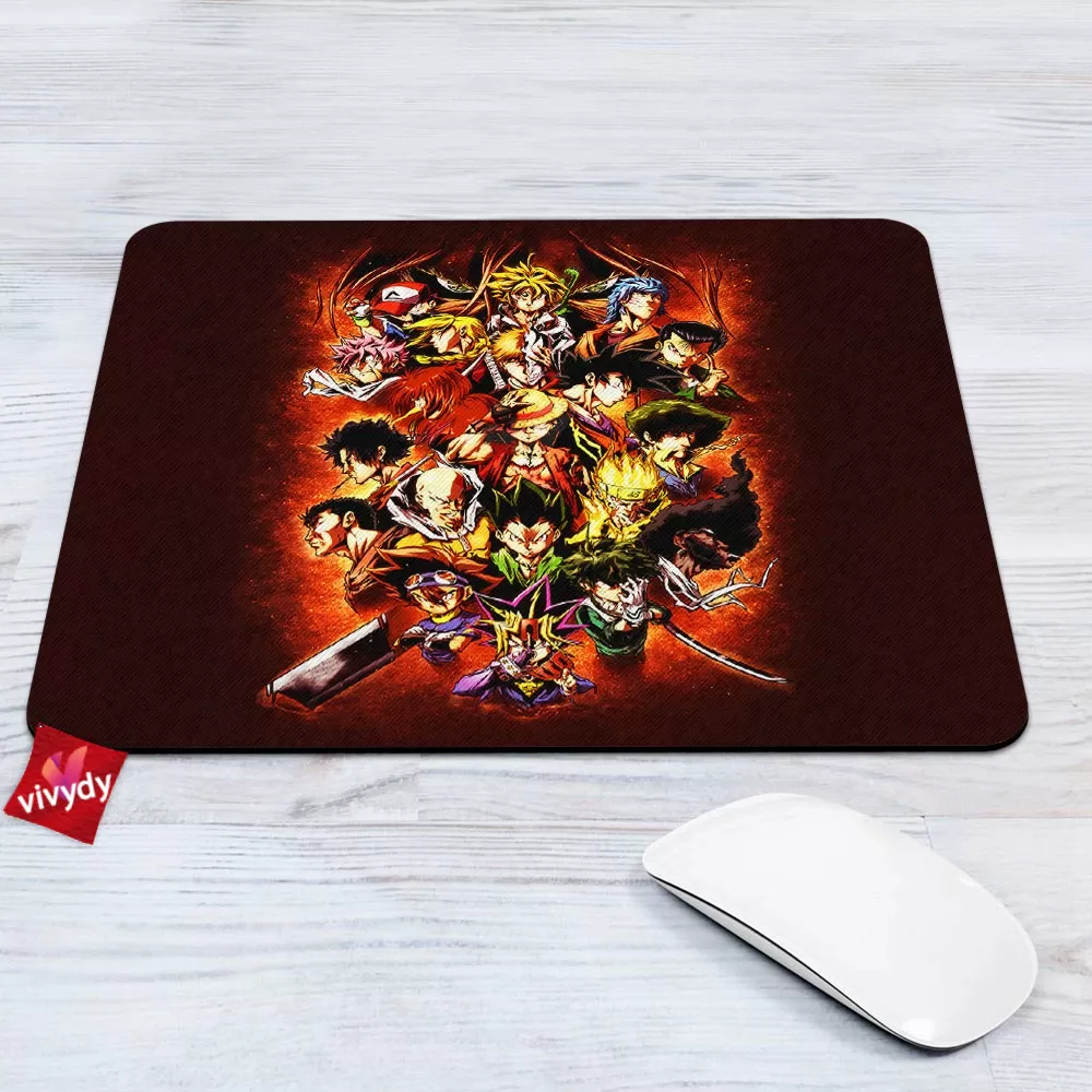 Anime Heros Mouse Pad