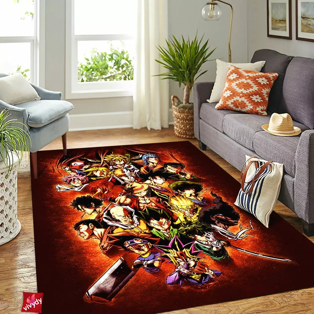 Anime Heros Rectangle Rug