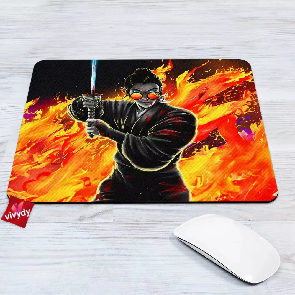 Blue Eye Samurai Mouse Pad