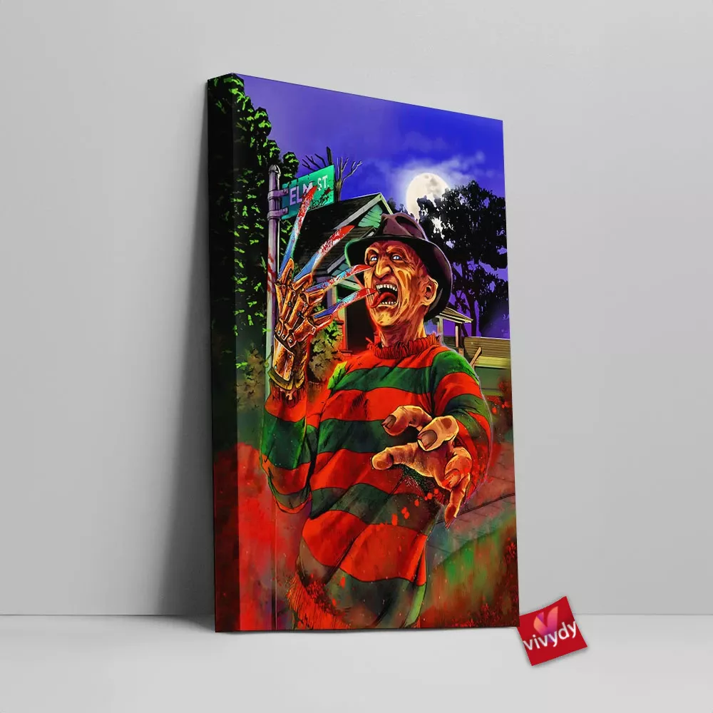 Freddy Krueger Canvas Wall Art