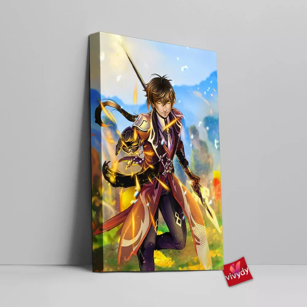 Zhongli Canvas Wall Art