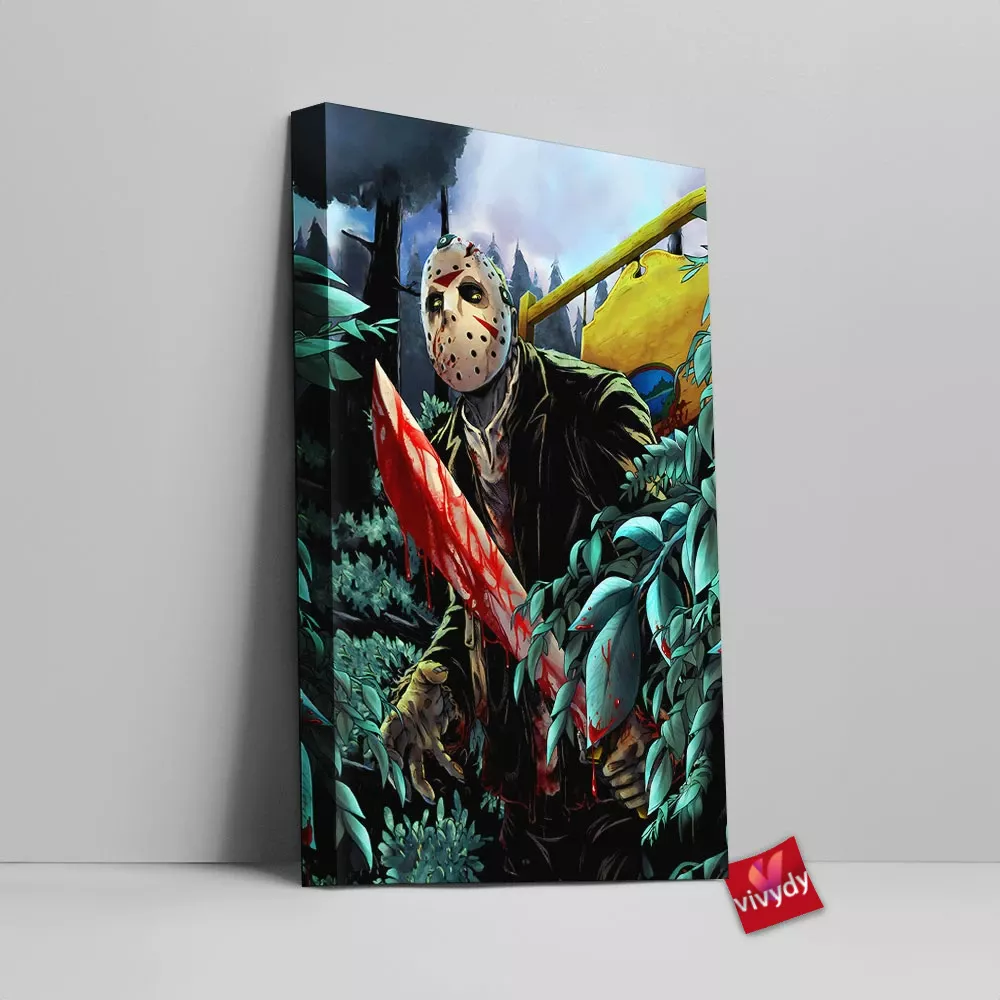 Jason Voorhees Canvas Wall Art