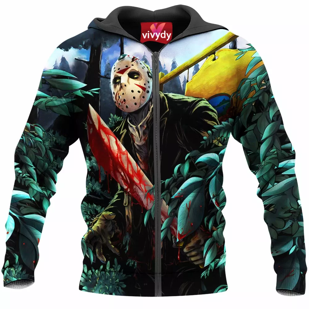 Jason Voorhees Zip Hoodie