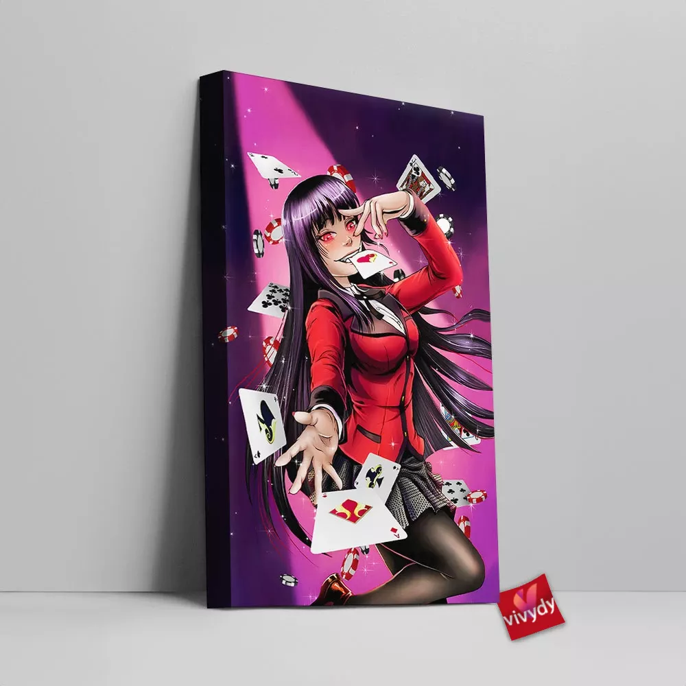 Yumeko Jabami Canvas Wall Art