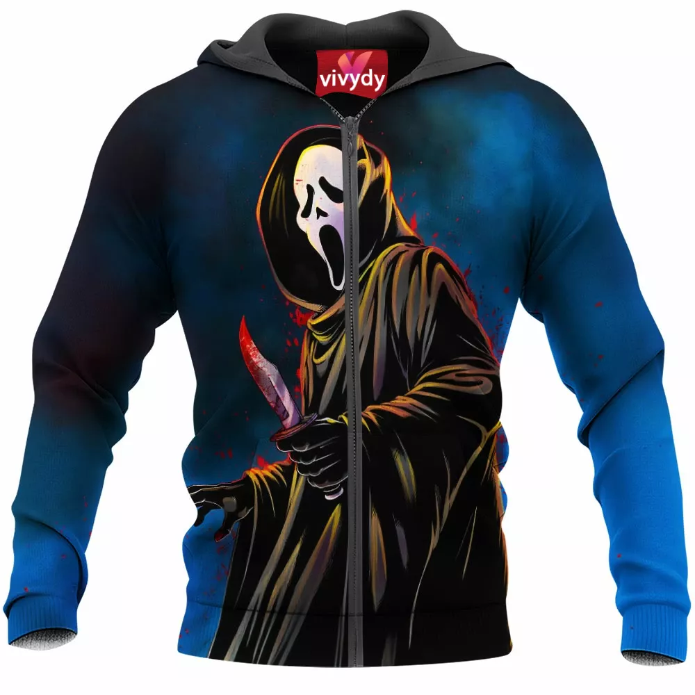 Scream Zip Hoodie