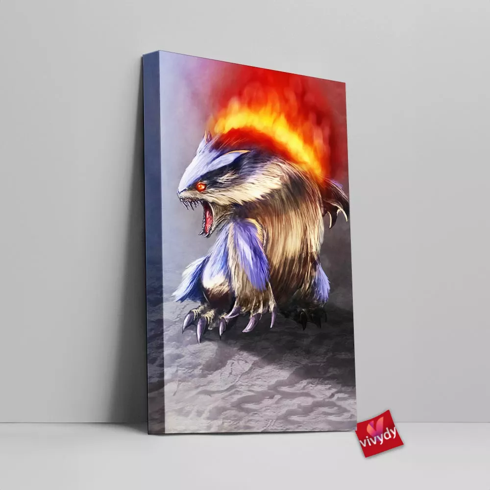 Typhlosion Canvas Wall Art