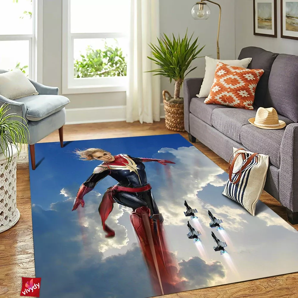 Captain Comic Rectangle Rug