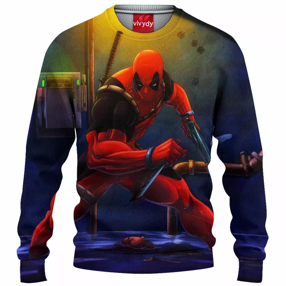 Deadpool Knitted Sweater