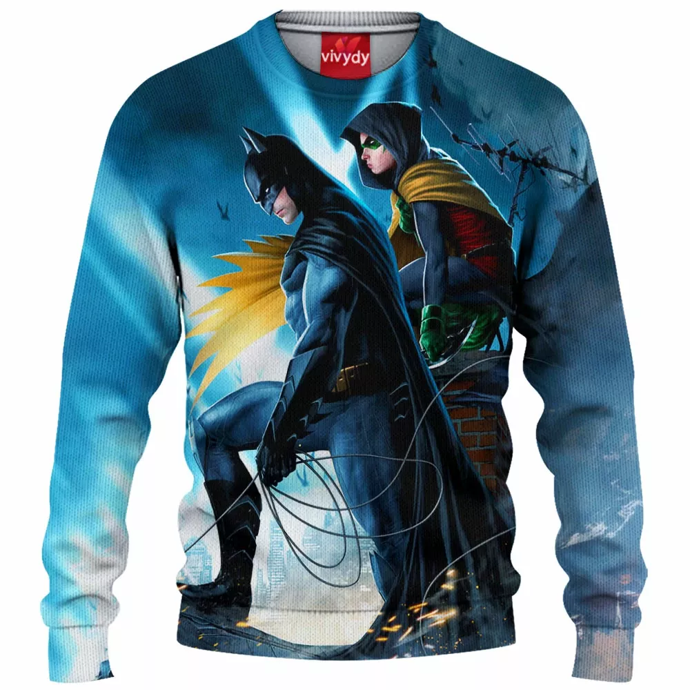 Batman Robin Knitted Sweater