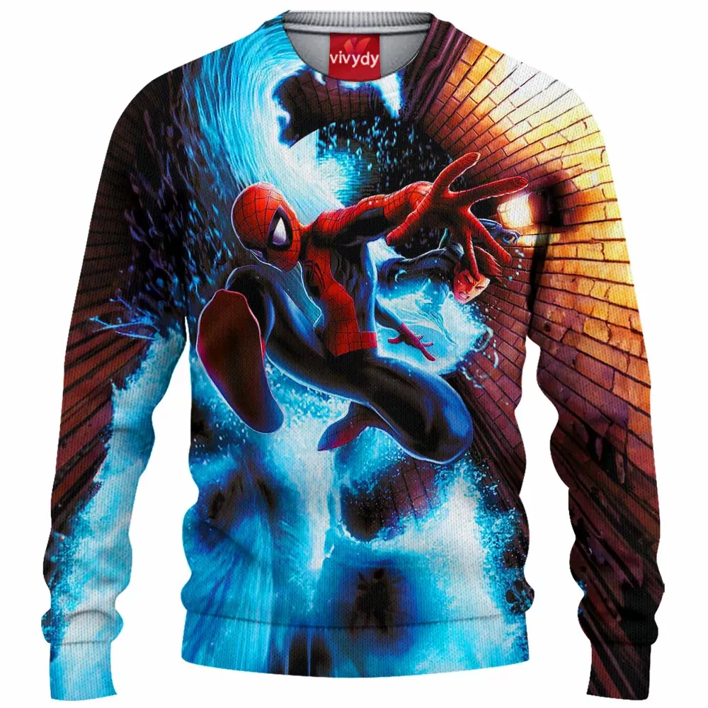 Spider-man Vs Hydro Man Knitted Sweater