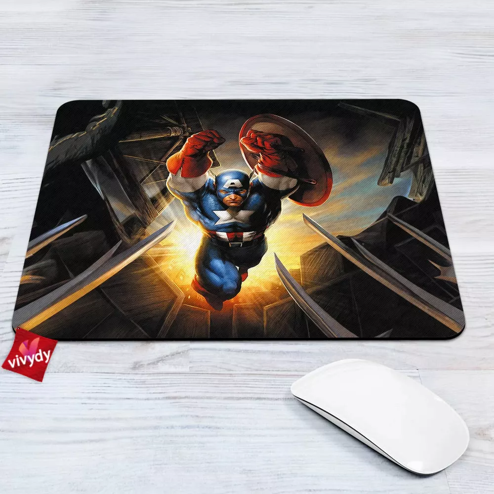 Captain America Mouse Pad