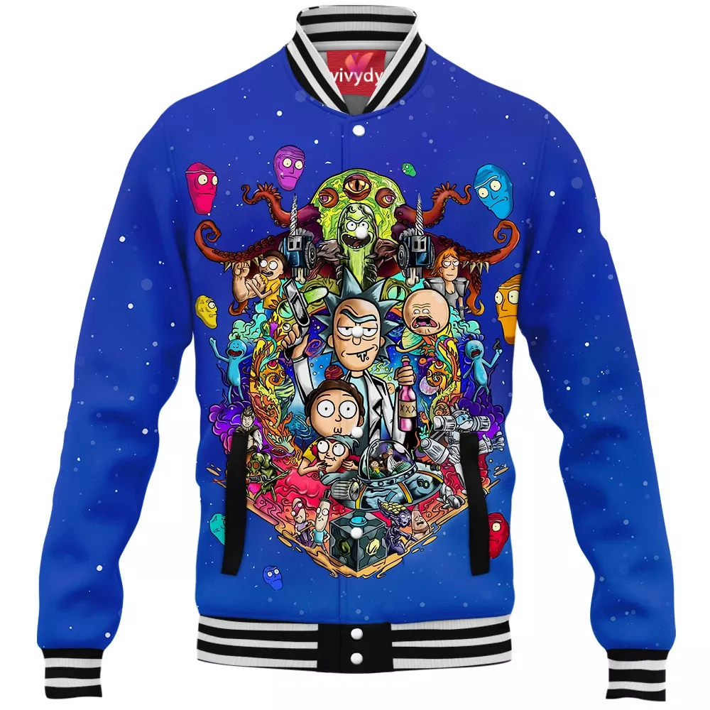 Rick And Morty Baseball Jacket