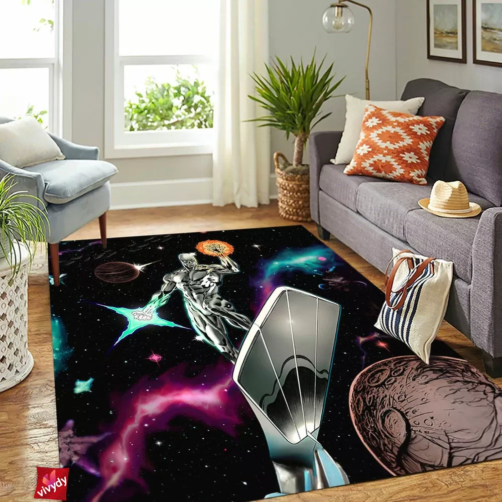 The Silver Surfer Rectangle Rug