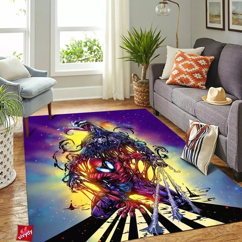 Spider-man Vs Venom Rectangle Rug