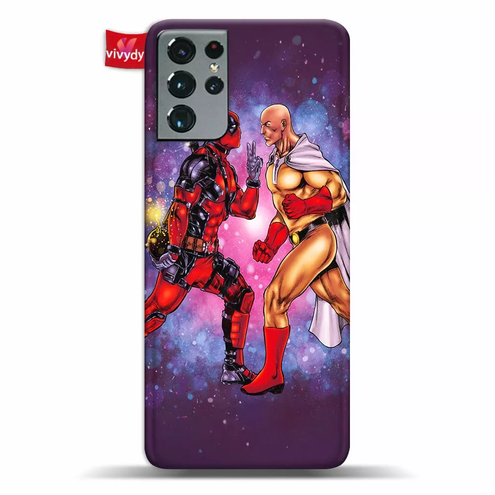 Deadpool Vs Saitama Phone Case Samsung